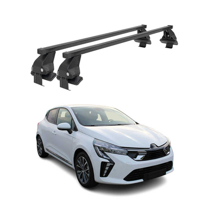 Menabo Dachträger für Mitsubishi Colt VII Schrägheck 2023-2025 Stahl Schwarz 2x OMAC DE