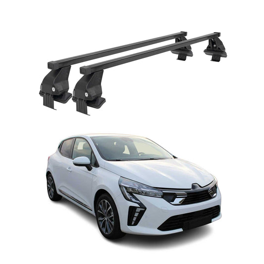 Menabo Dachträger für Mitsubishi Colt VII Schrägheck 2023-2025 Stahl Schwarz 2x OMAC DE
