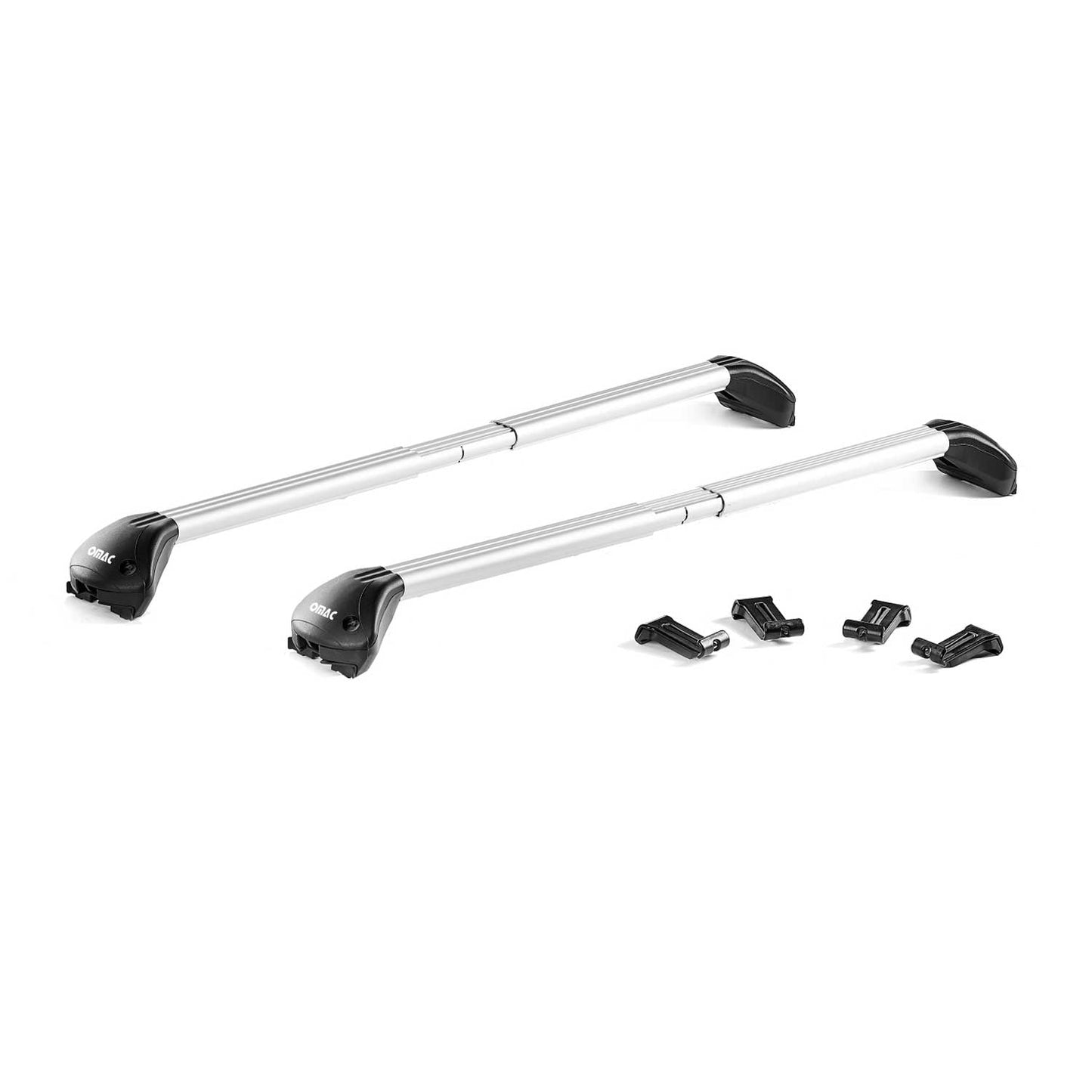 Dachträger für VW Golf VII Alltrack Sportsvan 2015-2020 100kg Alu Silber 2x ABE OMAC DE