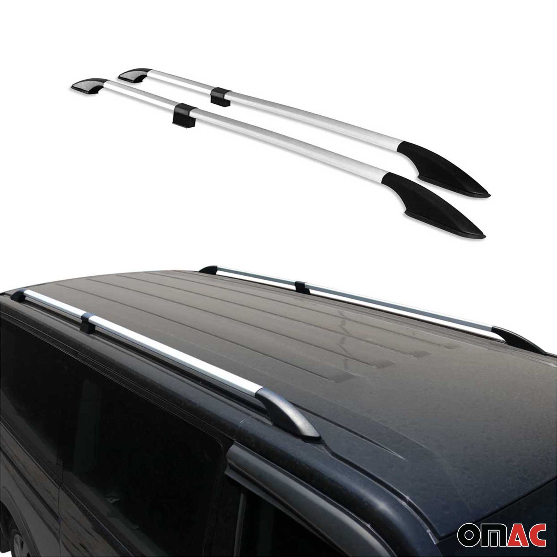 Dachreling Dachgepäckträger für Peugeot Boxer II 2006-2024 L4 Alu Grau OMAC DE