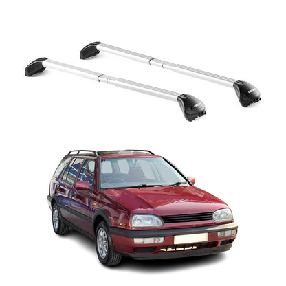 Dachträger für VW Golf III IV Kombi 1993-2006 5 tür 100kg Alu Silber 2x ABE OMAC DE