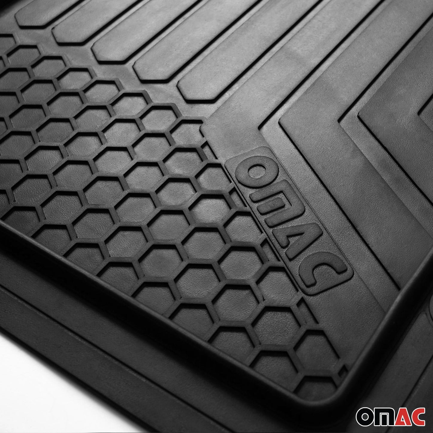 2023-2025 Fiat 600E Fußmatten Gummimatten 3D Matte Gummi Schwarz 5tlg OMAC DE