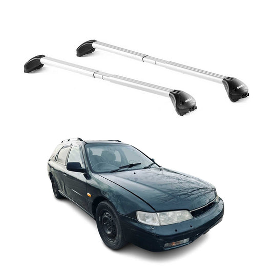 Dachträger Grundtäger für Honda Accord Kombi 1994-2015 5tür 100kg Alu ABE Silber OMAC DE