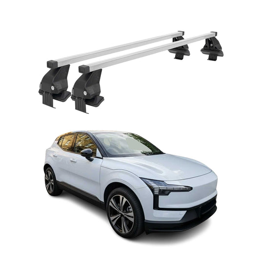Menabo Dachträger Grundträger für Volvo EX30 2023-2025 Stahl Grau 2tlg OMAC DE
