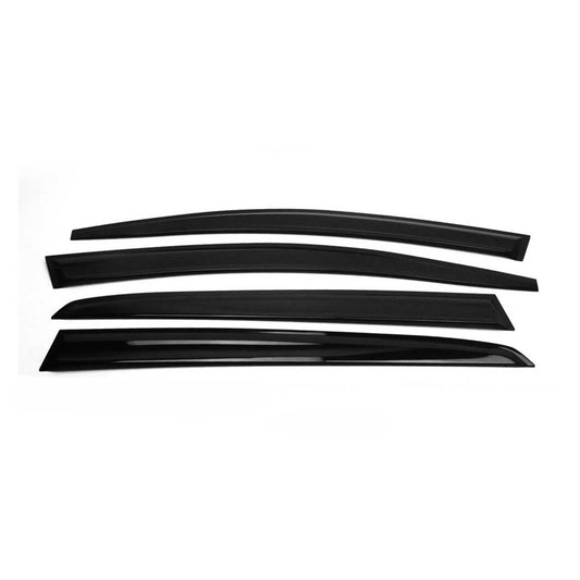 2003-2009 VW Golf mk5 Windabweiser Regenabweiser Schwarz Acryl 4 tlg