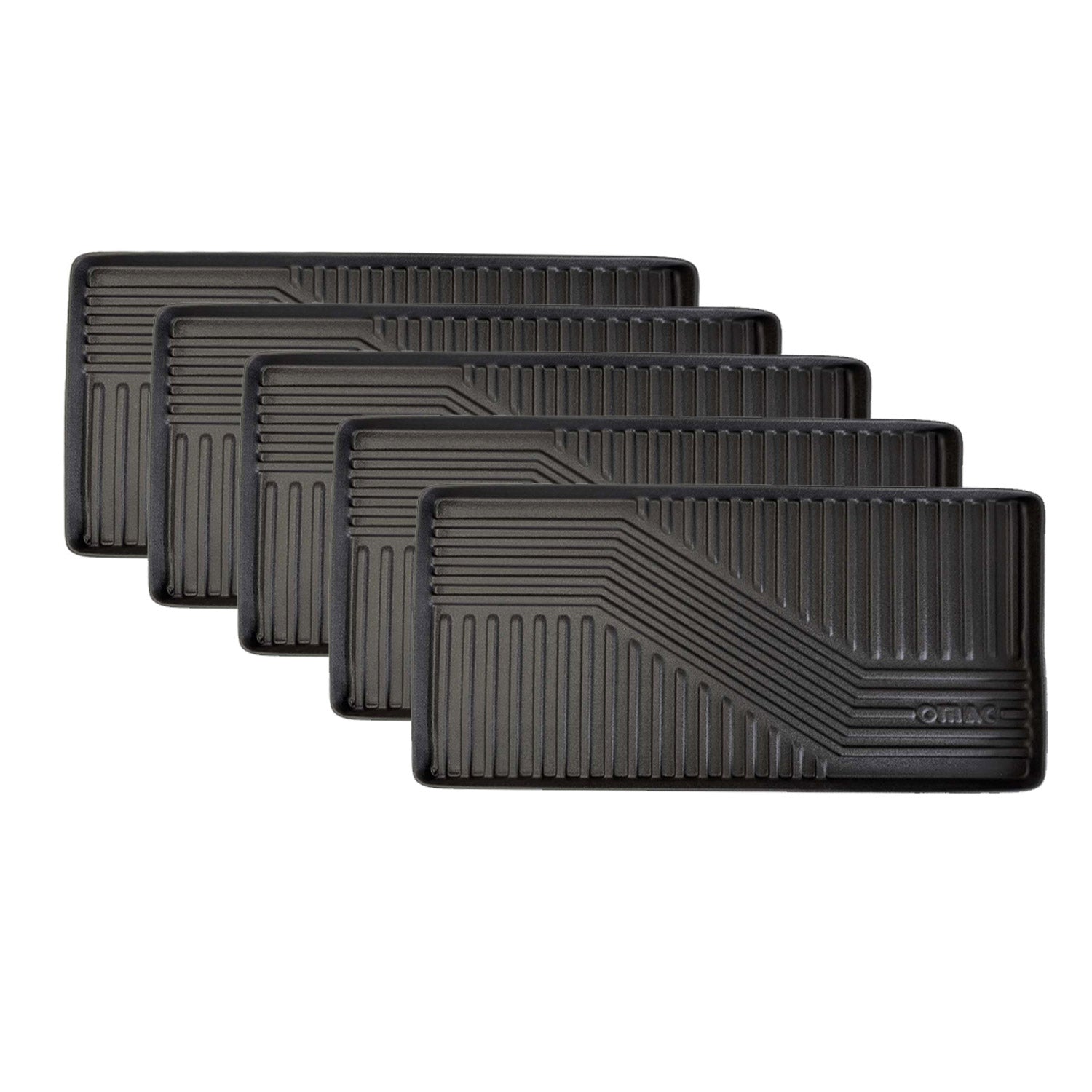 5x OMAC Schuhmatte Sauberlaufmatte Abtropfschale Napfunterlage 78x38cm Unterlage OMAC DE