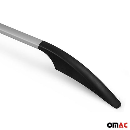 Dachreling Relingträger für VW Amarok 2022-2024 Double Cab Alu Silber 2 tlg OMAC DE