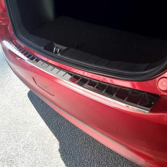 OMAC Ladekantenschutz Stoßstange für Mitsubishi ASX 2010-2025 Edelstahl Silber OMAC DE
