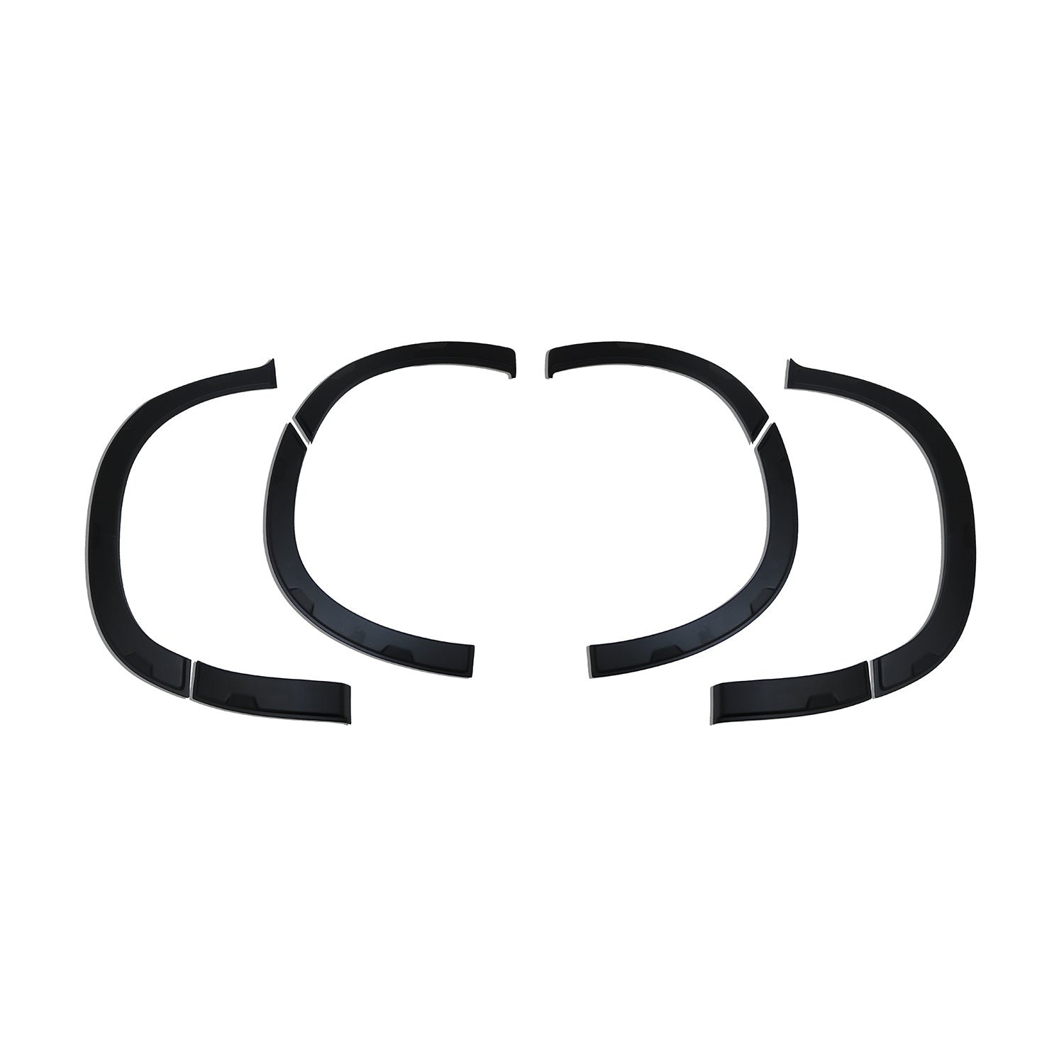 Radläufe Kotflügel Verbreiterung für Peugeot Partner 2019-2025 ABS Schwarz 8 tlg OMAC DE