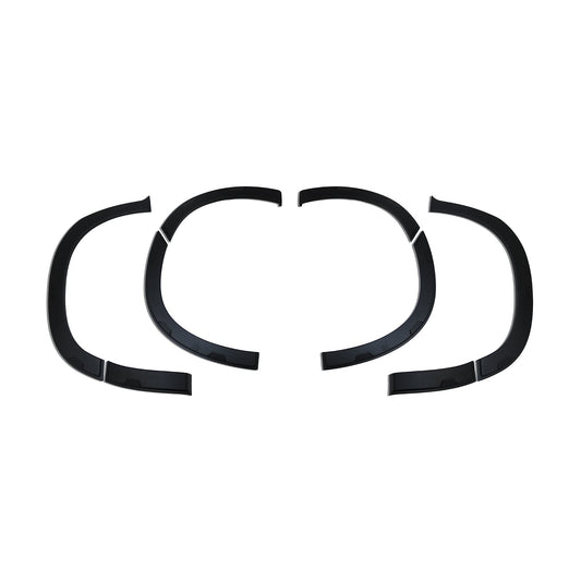 Radläufe Kotflügel Verbreiterung für Peugeot Partner 2019-2025 ABS Schwarz 8 tlg OMAC DE