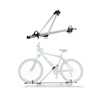 Fahrradträger Dachfahrradträger bis 17kg Aluminium Silber Fahrradhalter OMAC DE
