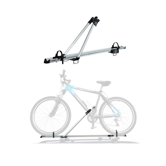 Fahrradträger Dachfahrradträger bis 17kg Aluminium Silber Fahrradhalter OMAC DE