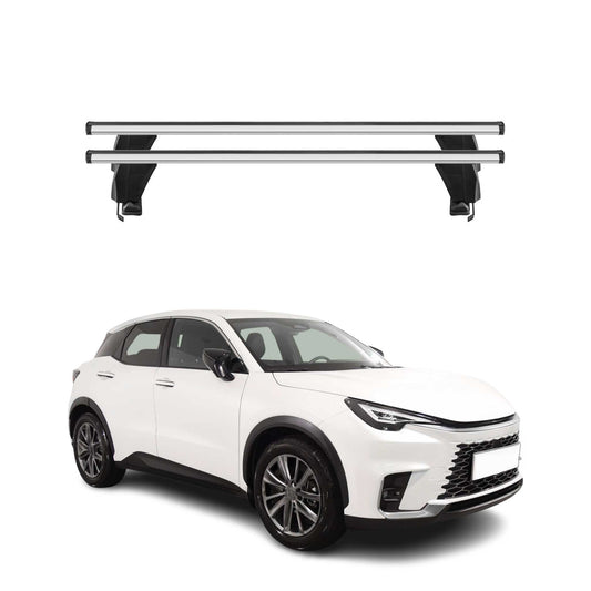 Menabo Dachträger Grundträger für Lexus LBX 2023-2025 Alu Grau 2tlg OMAC DE