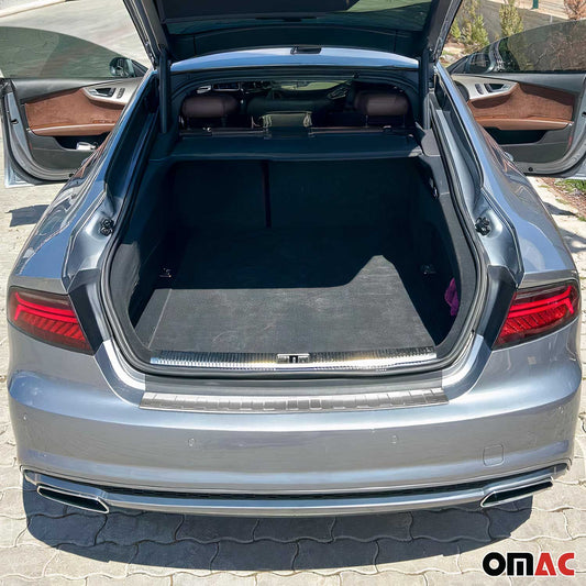 Ladekantenschutz für Audi A7 Limo 4G8 2010-2018 Heckschutz Edelstahl Chrom OMAC DE