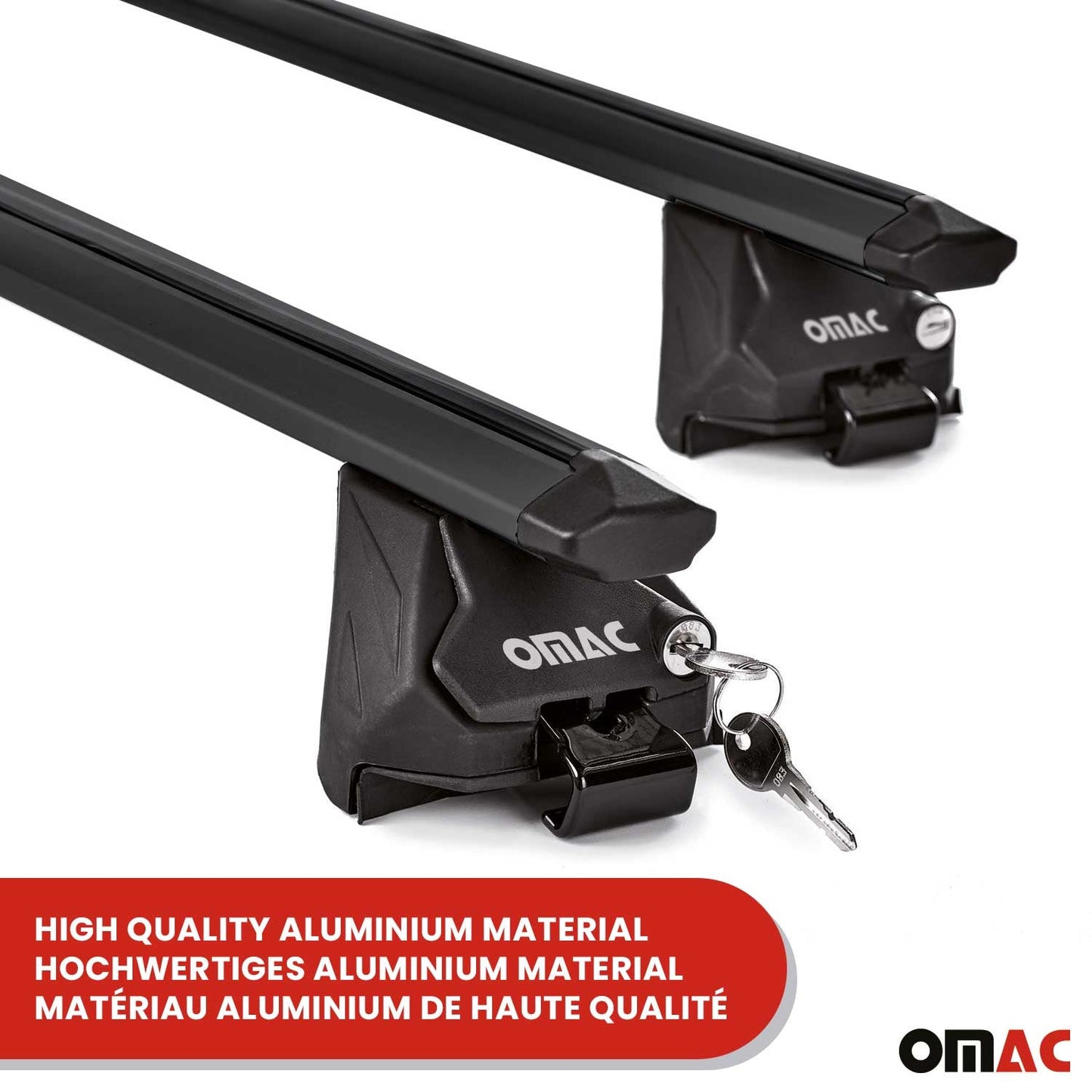 Dachträger Grundtäger für Opel Astra H J Kombi 2004-2015 100kg Alu Schwarz ABE