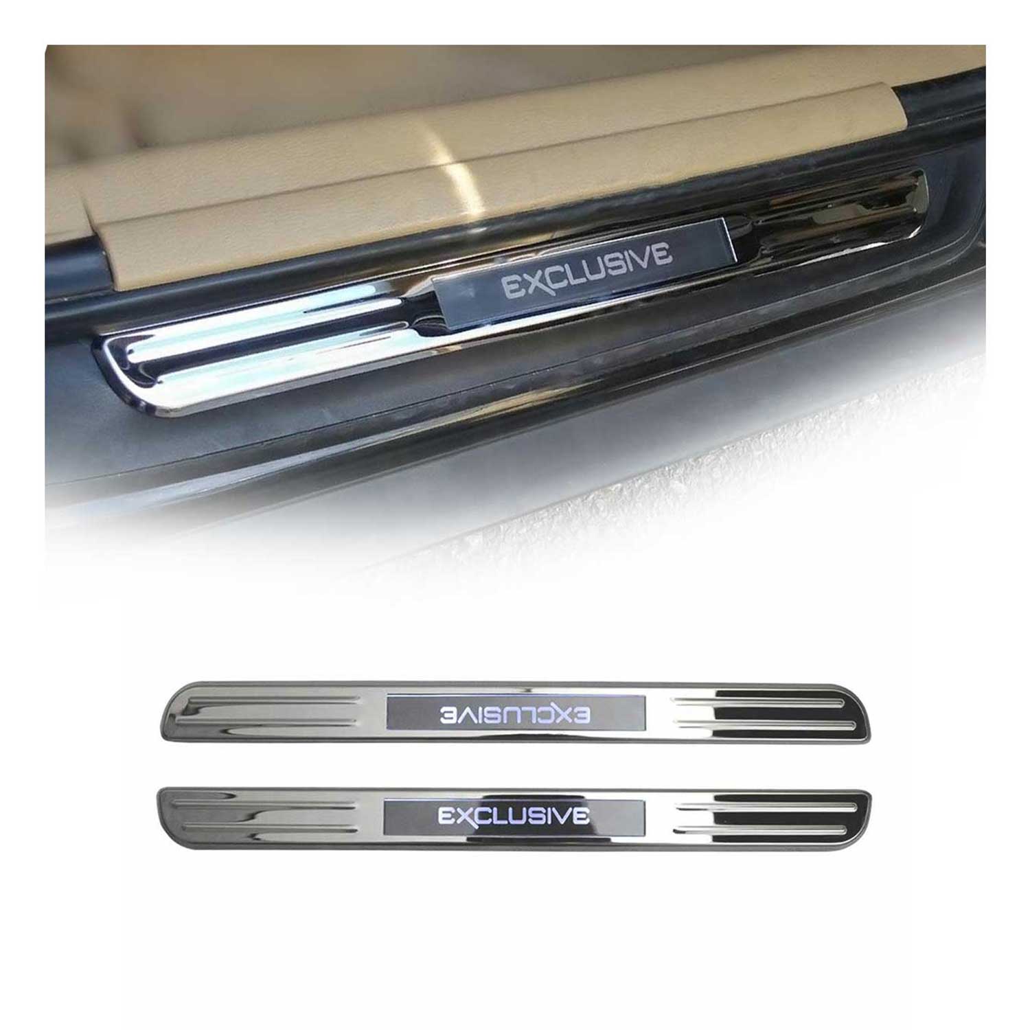 Einstiegsleisten Türschweller Exclusive für Fiat Bravo 2008-2015 Edelstahl 2x OMAC DE
