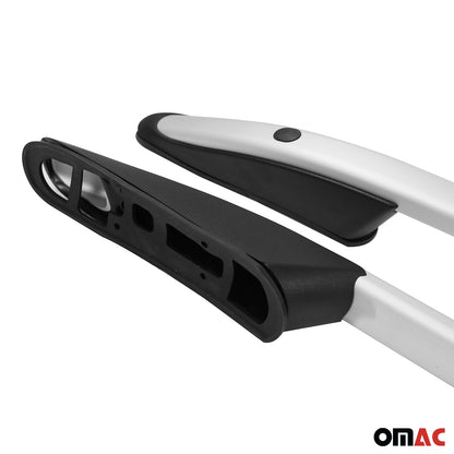 Dachreling Relingträger Aluminium für VW Amarok NF 2022-2025 Alu Silber OMAC DE
