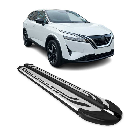 2021-2025 Nissan Qashqai Trittbretter Seitenschweller Seitenbretter Alu OMAC DE
