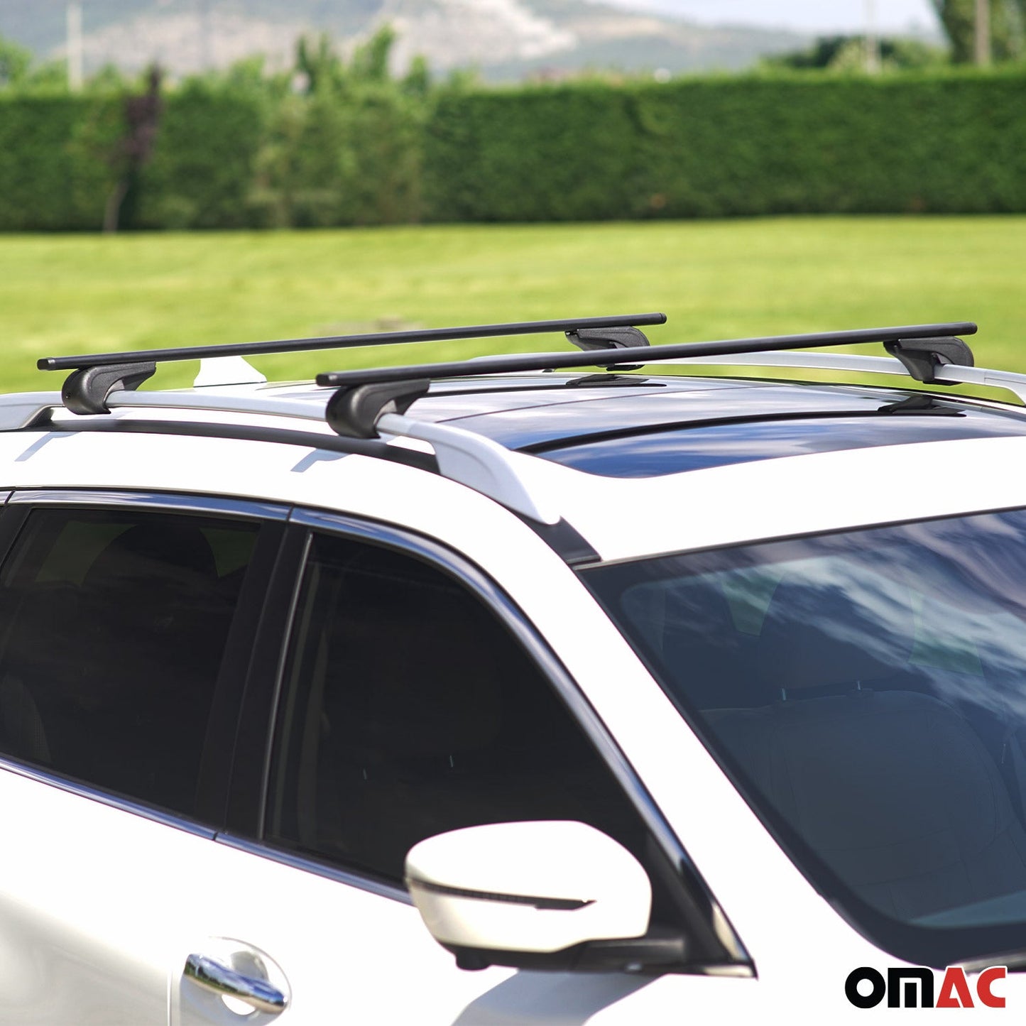 Dachträger Grundtäger für Acura TSX Sportwagon 2010-2014 75kg Metall Schwarz 2x OMAC DE