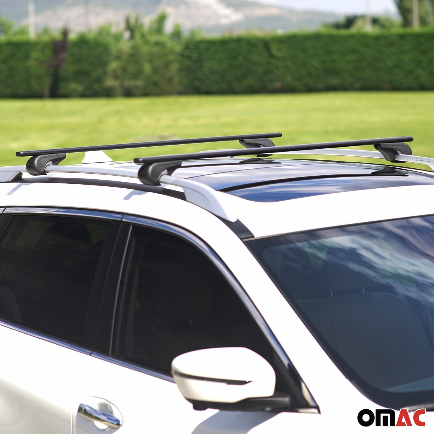 Dachträger Grundtäger für Acura TSX Sportwagon 2010-2014 75kg Metall Schwarz 2x OMAC DE