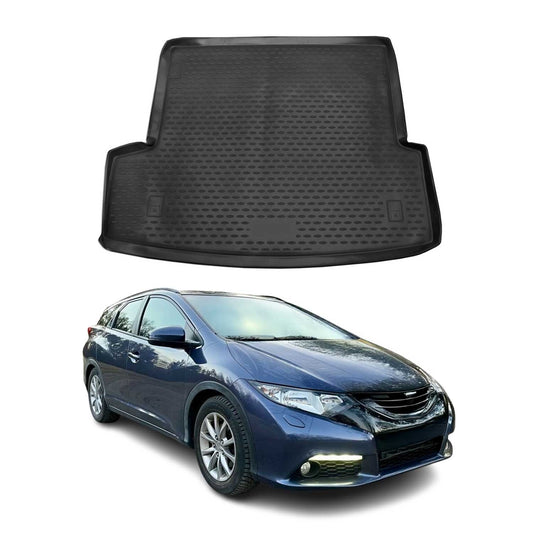 Kofferraummatte Kofferraumwanne für Honda Civic Tourer 2014-2019 Gummi TPE OMAC DE