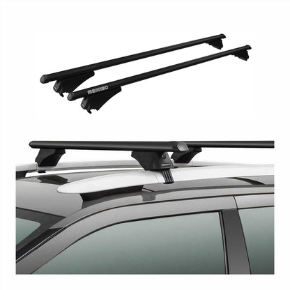 Menabo Dachträger Grundtäger für VW Tiguan mk2 2016-2020 Pre-FL 75kg Alu Schwarz OMAC DE