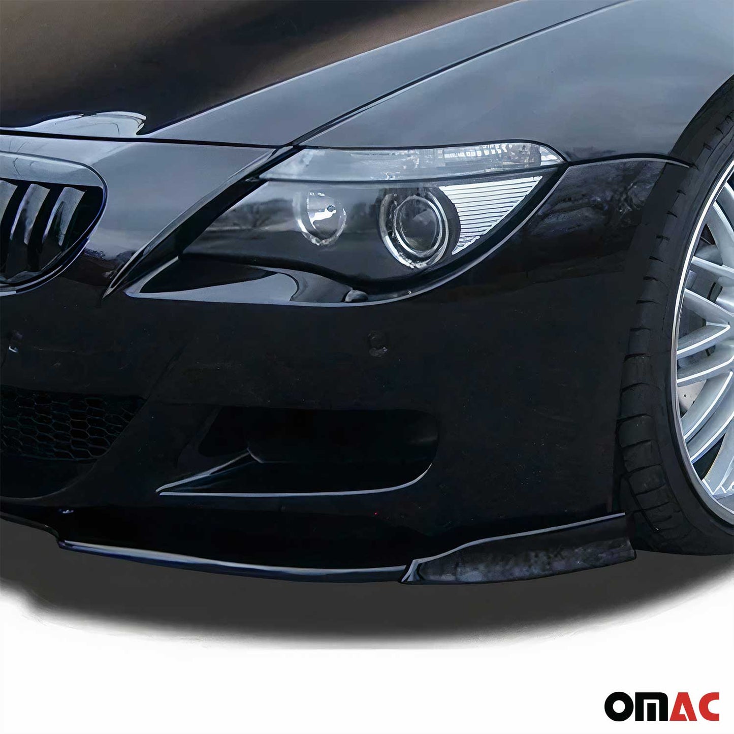 2004-2010 BMW 6er E63 Frontspoiler Vario-X PU Schwarz