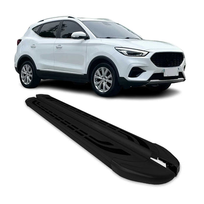 Trittbretter Seitenschweller für MG ZS 2018-2025 Schwarz Aluminium 2 tlg