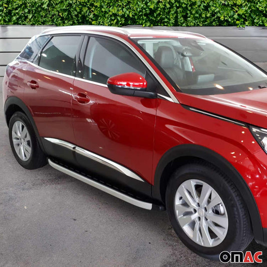 Seitentürleiste Türschutzleiste für Peugeot 3008 Active P84 2016-2025 Chrom 4x OMAC DE