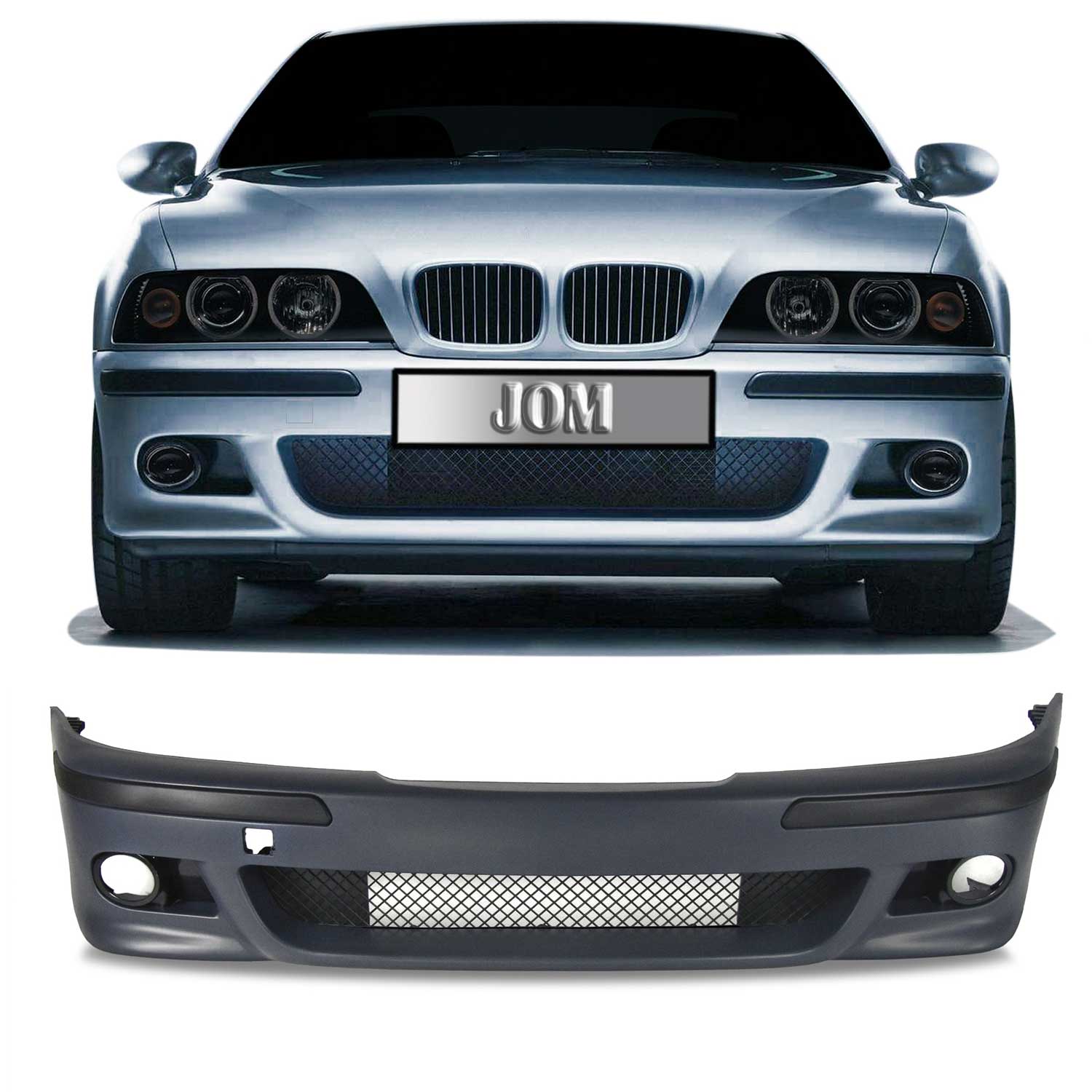 JOM Frontstoßstange für BMW 5er E39 1995-2003 Grau OMAC DE