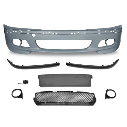 JOM Frontstoßstange für BMW E46 Limo 1998-2005 / Touring 1999-2005 Grau OMAC DE