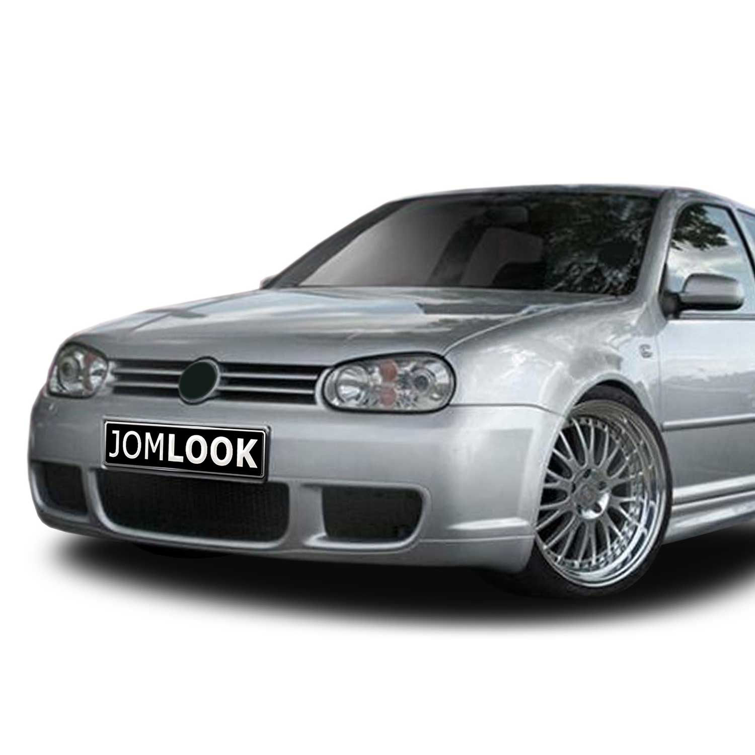 JOM Frontstoßstange Stoßstange für VW Golf 4 1997-2003 RS-Look mit ABE Schwarz OMAC DE