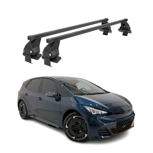 Menabo Dachträger Grundträger für Cupra Born 2021-2025 FL Stahl Schwarz 2tlg OMAC DE