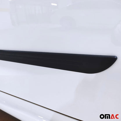 Seitentürleiste Türschutzleiste für Audi Polypropylene Schwarz 4x OMAC DE