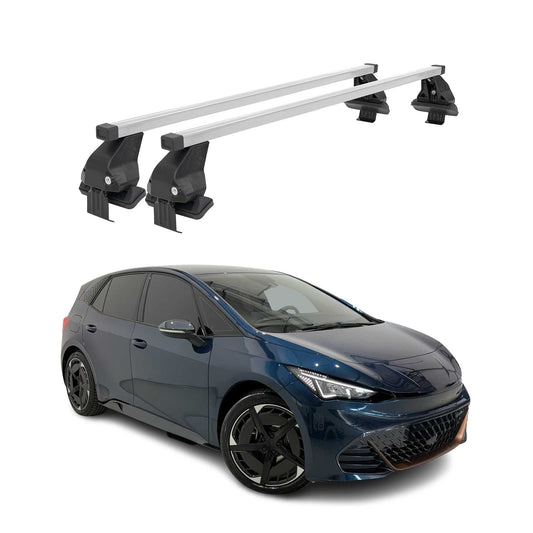 Menabo Dachträger Grundträger für Cupra Born 2021-2025 FL Stahl Grau 2tlg OMAC DE