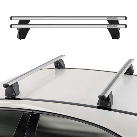 Menabo Dachträger Grundträger für Mercedes S Klasse W223 2020-2025 Alu Grau 2tlg OMAC DE