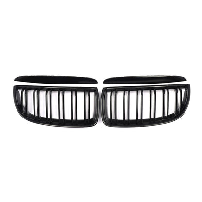 2004-2008 BMW 3er E90 Limo M3 Nieren Grill Kühlergrill Schwarz Glanz