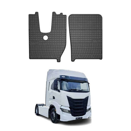 2019-2025 Iveco S-Way Fußmatten Gummi Schwarz 2 tlg OMAC DE