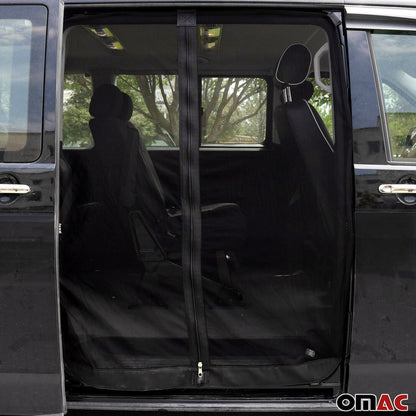 Moskitonetz Magnetisch Insektenschutz für VW Multivan T6 2015-2025 Schwarz 1tlg OMAC DE