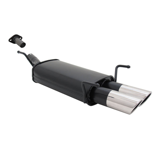 Novus Sportauspuff für Opel Astra G CC Fließheck 2x76mm SR-Design mit ABE OMAC DE