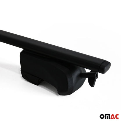 Dachträger Grundtäger für Mitsubishi ASX 2010-2023 75kg Metall Schwarz 2 tlg OMAC DE