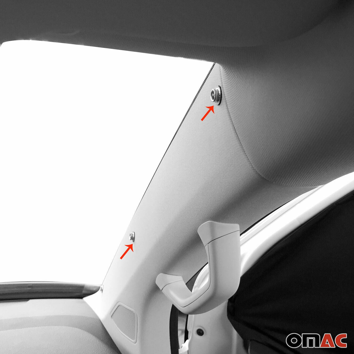 Magnetisch Vorhänge Auto für Ford Transit Tourneo Custom 2023-2025 Schwarz OMAC DE