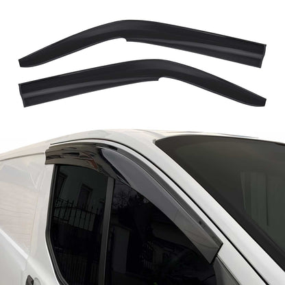 Windabweiser Regenabweiser für VW Transporter T5 T6 2003-2025 Acryl Schwarz 2x - autoseifert.com