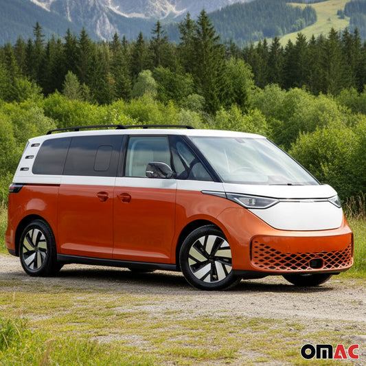 Dachreling Relingträger für VW ID.Buzz 2022-25 L1 kurzer Gepackträge Schwarz 2x OMAC DE