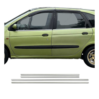 Fensterleisten Zierleisten für Renault Scenic 1999-2003 Edelstahl Chrom OMAC DE