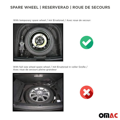 OMAC Gummi Kofferraumwanne für Volvo V40 2012-2019 TPE Laderaumwanne Schwarz OMAC DE