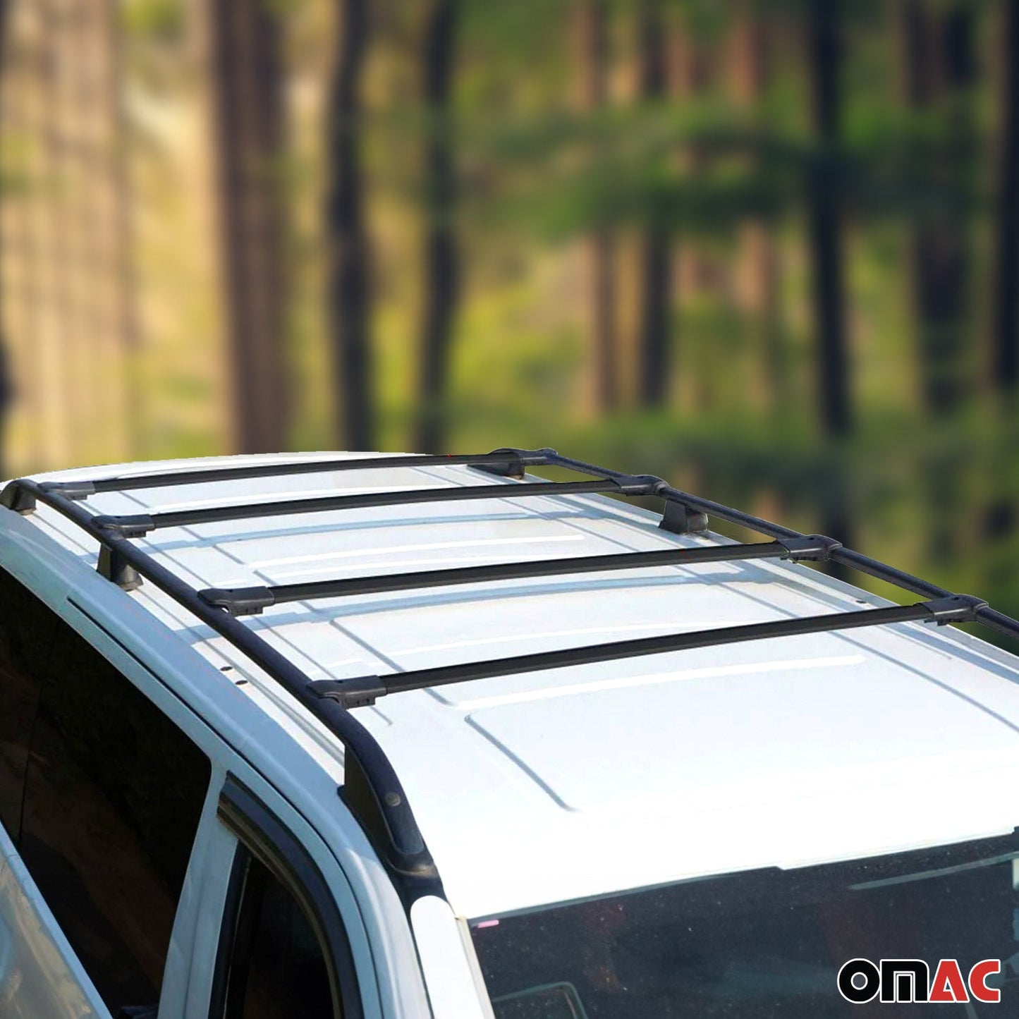 Dachträger Grundtäger für Citroen Jumper 2006-2025 75kg Aluminium Schwarz 4 tlg OMAC DE