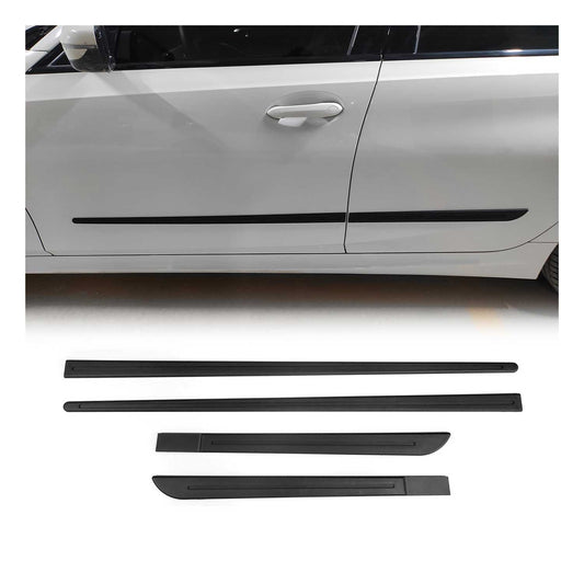 Seitentürleiste Türleisten Türschutzleisten für Toyota Corolla ABS Chrom Matt OMAC DE
