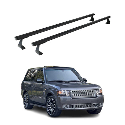 Dachträger Grundtäger für Range Rover Vogue L322 2002-2012 75kg Alu Schwarz 2x OMAC DE