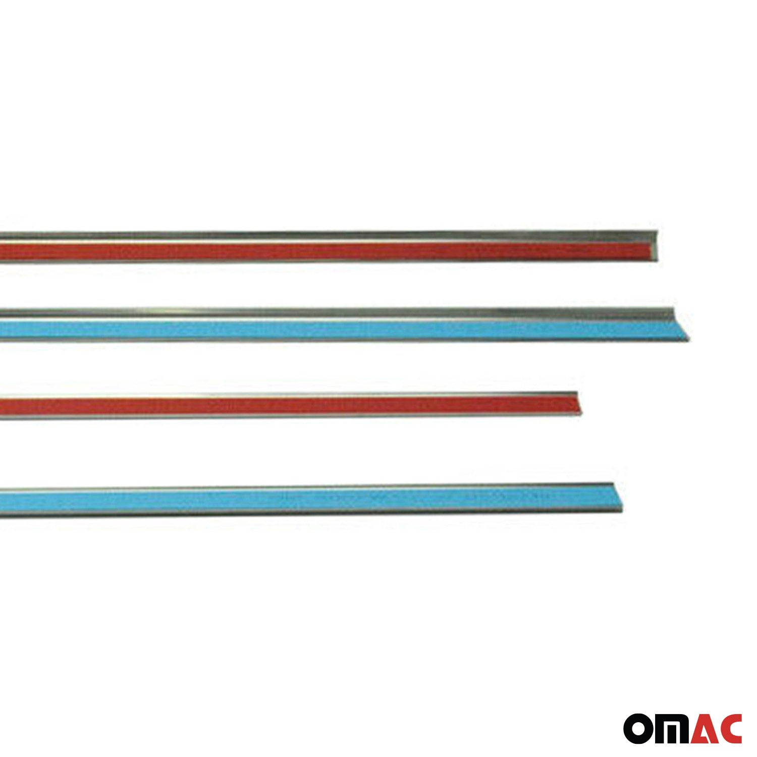 Fensterleisten Zierleisten für Nissan X-Trail T32 2014-2020 Edelstahl Chrom 4tlg OMAC DE